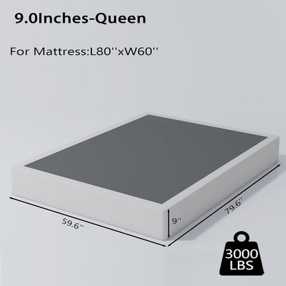 Queen Heavy Duty Metal Box Spring Mattress Foundation