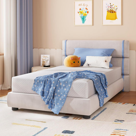 Comfortable 8 Inch Green Tea Memory Foam Mattress