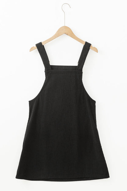 Alexis Front Pockets Corduroy Overall Dress.