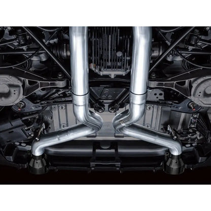 AWE 2023 Nissan Z RZ34 RWD Track Edition Catback Exhaust System w/ Diamond Black Tips NP Motorsports