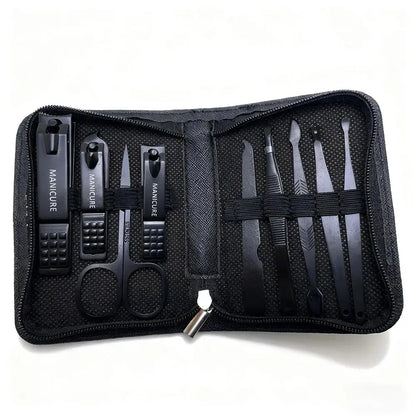 6-9 Pcs Manicure Set with Leather Case Professional
