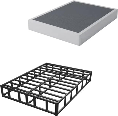 Queen Heavy Duty Metal Box Spring Mattress Foundation