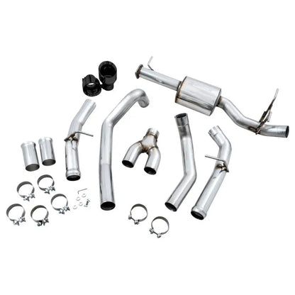 AWE Tuning 19-21 RAM 1500 5.7L (w/Cutouts) 0FG Dual Rear Exit Cat-Back Exhaust - Diamond Black Tips NP Motorsports