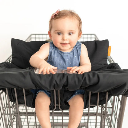 Baby Shopping Cart Cover | Black Fabric - Get it from Bo