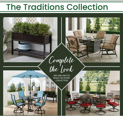 Elegant 50 Inch Outdoor Console Table with Shelves ShipItFurniture