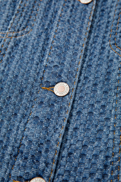 Rosalyn Flap Textured Down Jacket