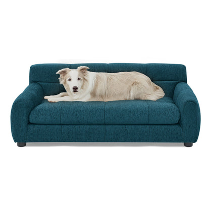 Soft Comfortable Pet Sofa with Backrest and Armrests Sangria Beech
