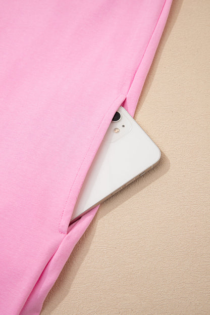 Keily Frilled Trim Loose Fit Mini Dress