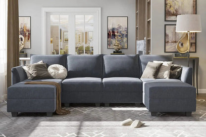 Modular Sectional Sofa with Storage Chaise-4