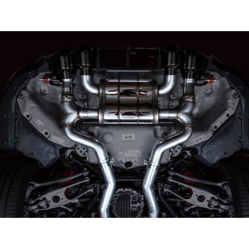 AWE SwitchPath Catback Exhaust for BMW G8X M3/M4 - Diamond Black Tips NP Motorsports