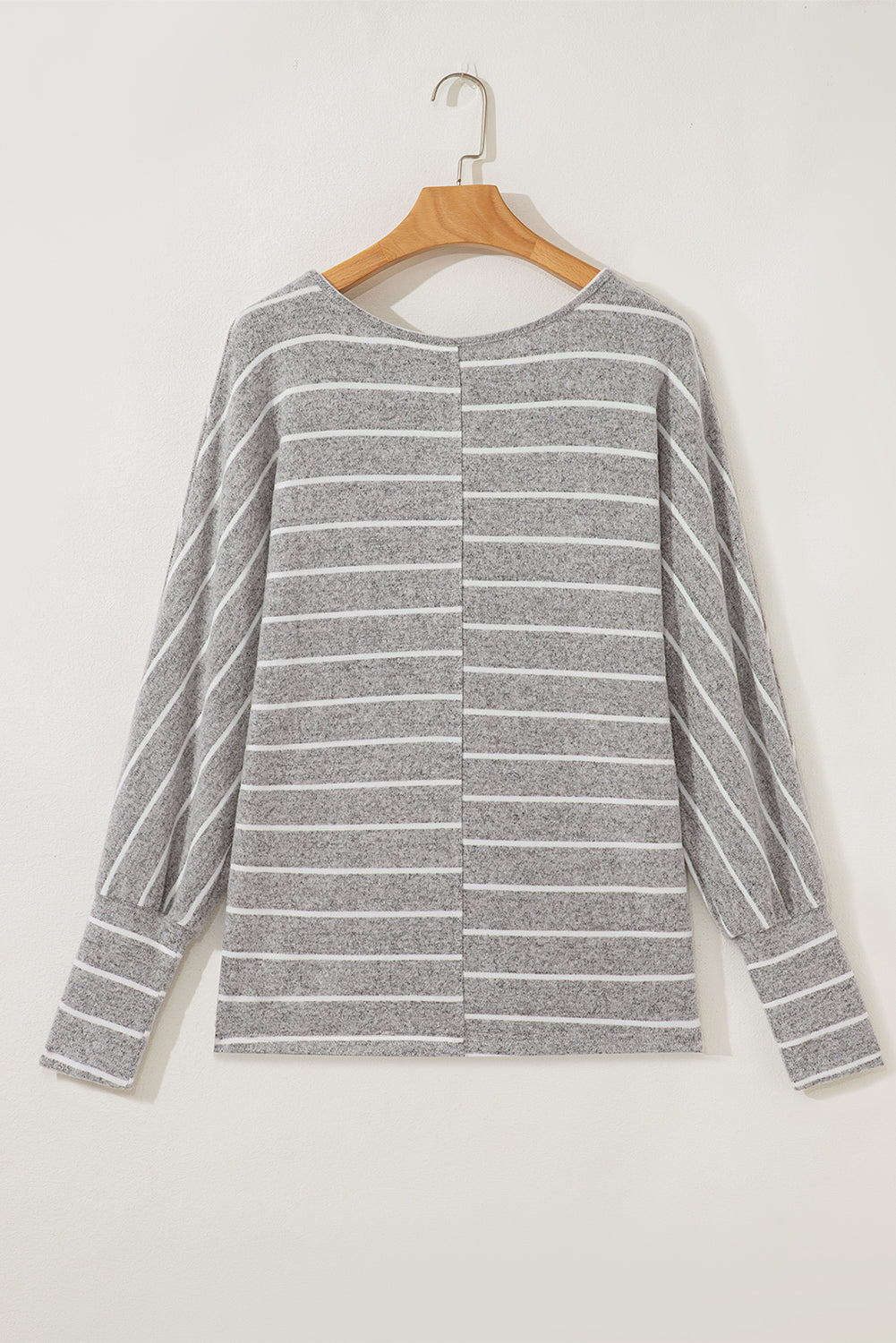 Bella Stripe Dolman Sleeve Top Threaded Pear