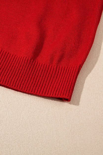 Isabella Sleeves Christmas Turtleneck Sweater