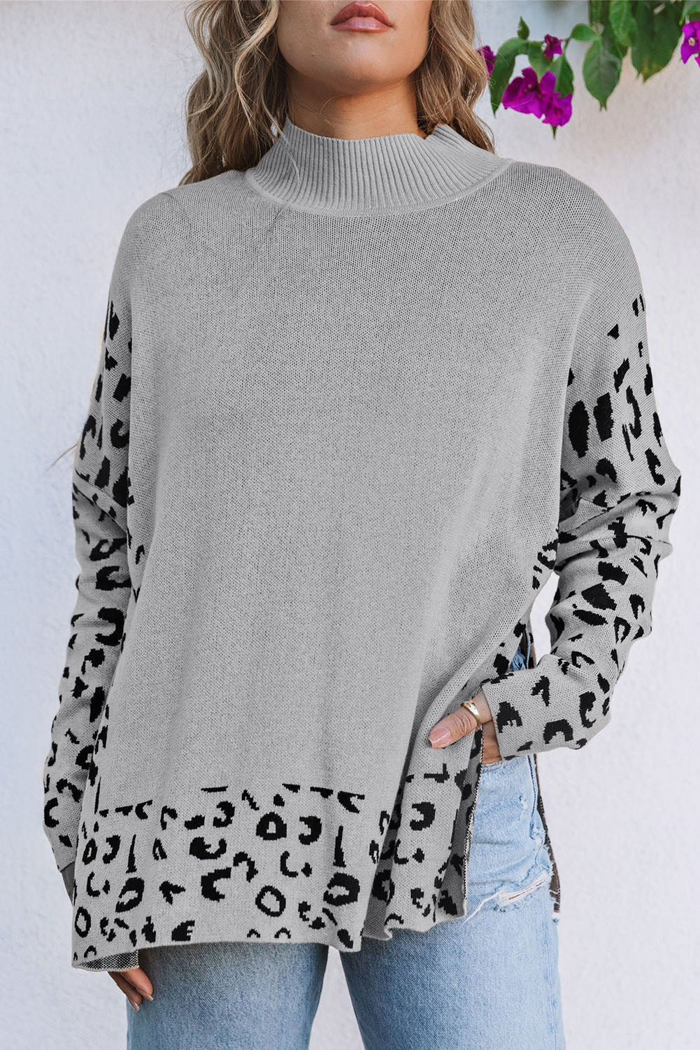 Isabella Side Slit Oversized Sweater