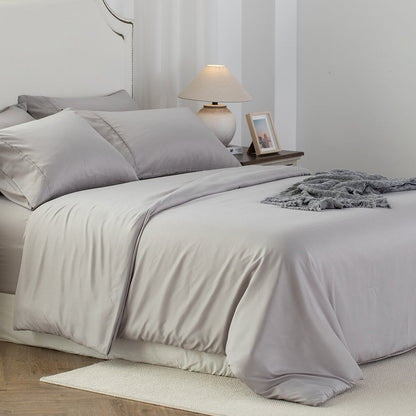 Kasentex Duvet Cover Bedding Set with Duvet Cover, Pillowcase, Fitted Sheet, Hypoallergenic and Breathable, Room Decor, Graduation Gifts