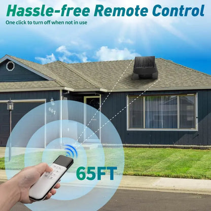 42W 12" Solar Attic Fan with Smart Power Adapter+Remote Langy Solar Lights