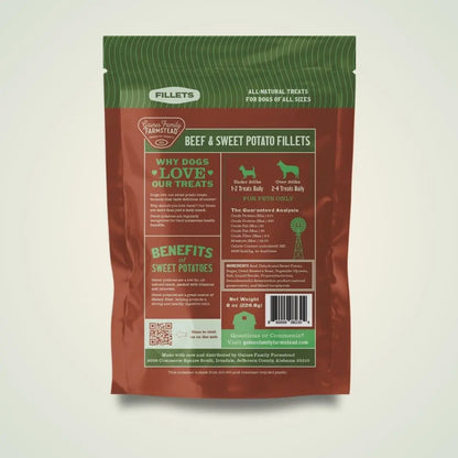 Beef and Sweet Potato Fillets Gaines Family Farmstead