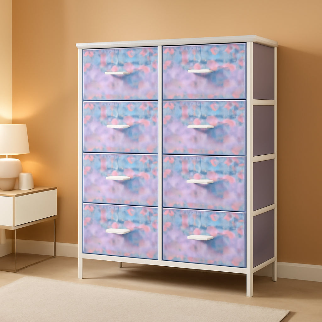 Fabric Dresser With Eight Drawers Storage Organizer ShipItFurniture