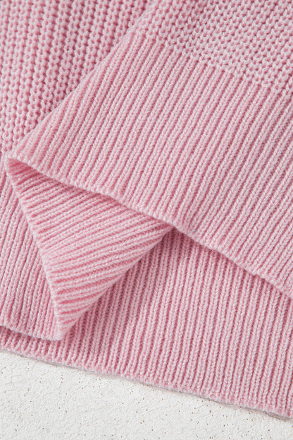 Evelyn Eyelets Raglan Sleeve Sweater