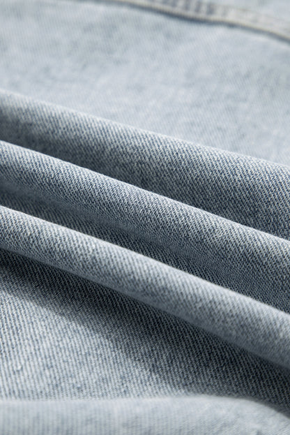 Sophia Zip Up Washed Jacket