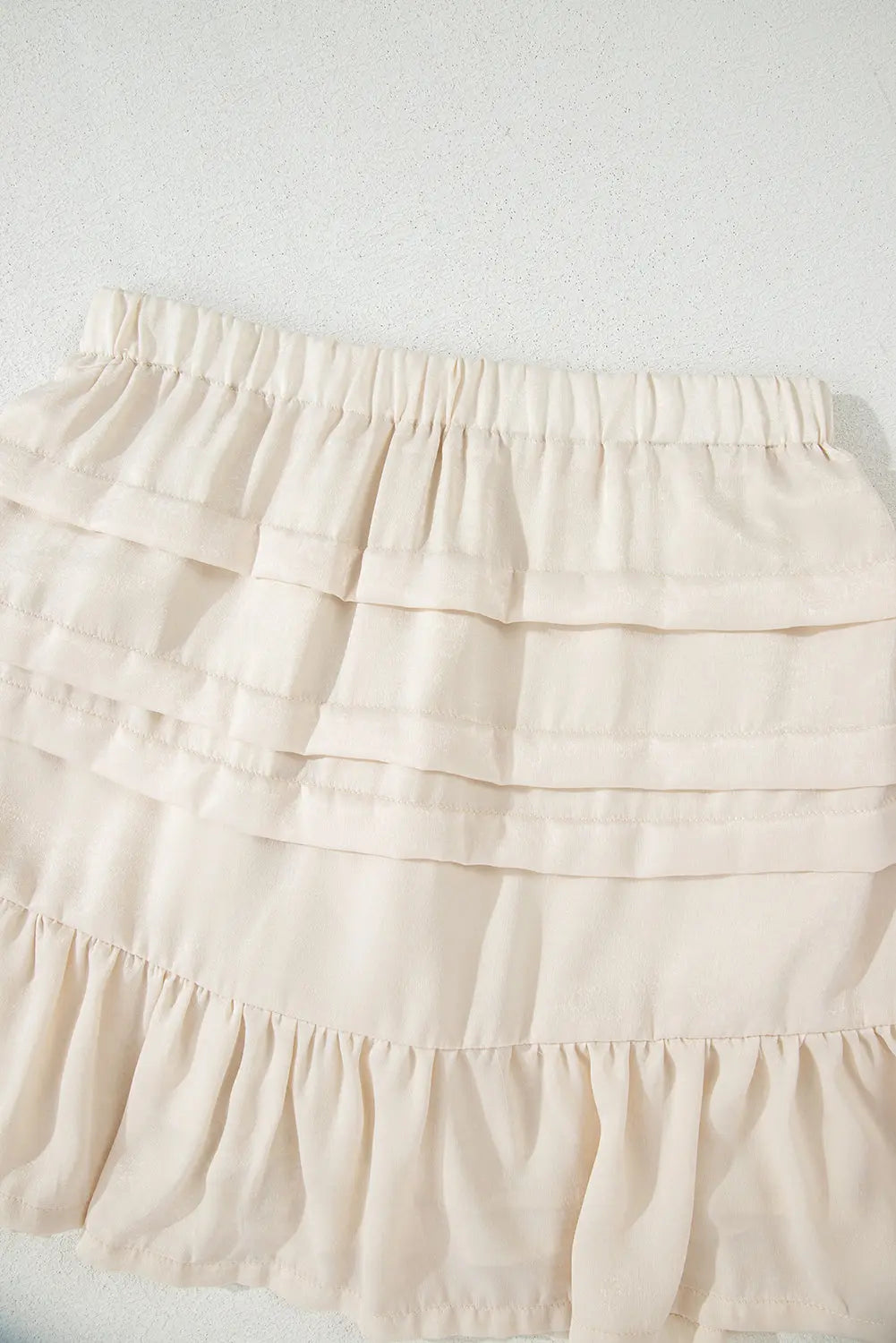 Chana Elastic Waist Mini Skirt