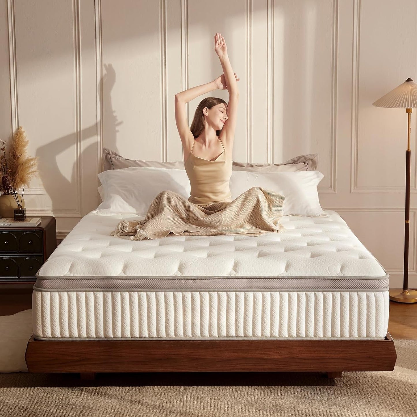 Queen Cooling Gel Memory Foam Mattress for Comfort