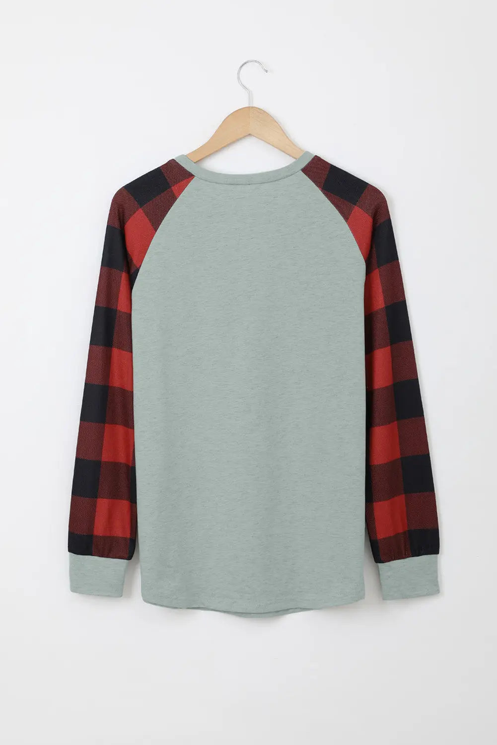 Aria Plaid Long Sleeve Sweatshirt