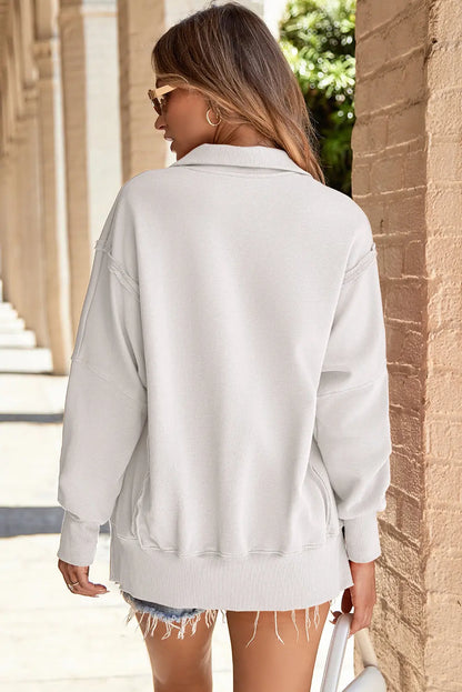 Luminy Baggy Sweatshirt with Slits
