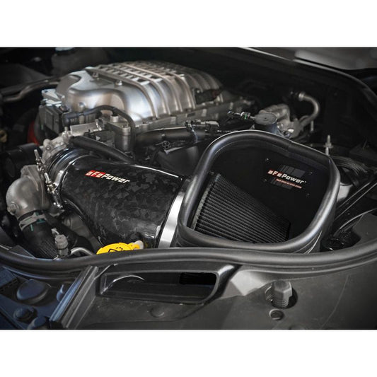 aFe 2021 Dodge Durango SRT Hellcat Track Series Carbon Fiber Cold Air Intake System w/ Pro 5R Filter NP Motorsports