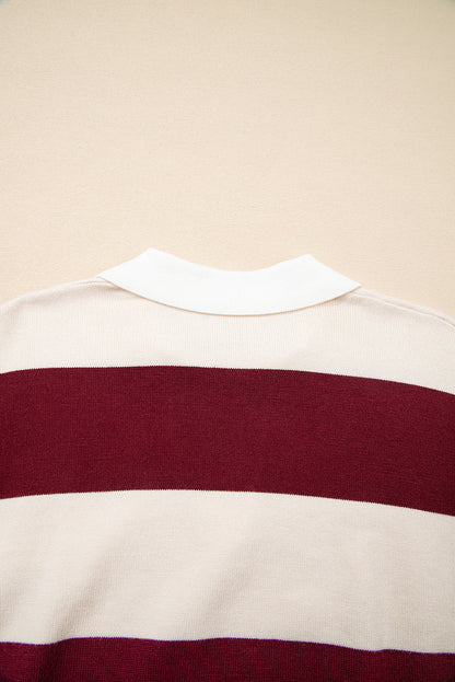 Olivia Knitted Polo Collar Sweater