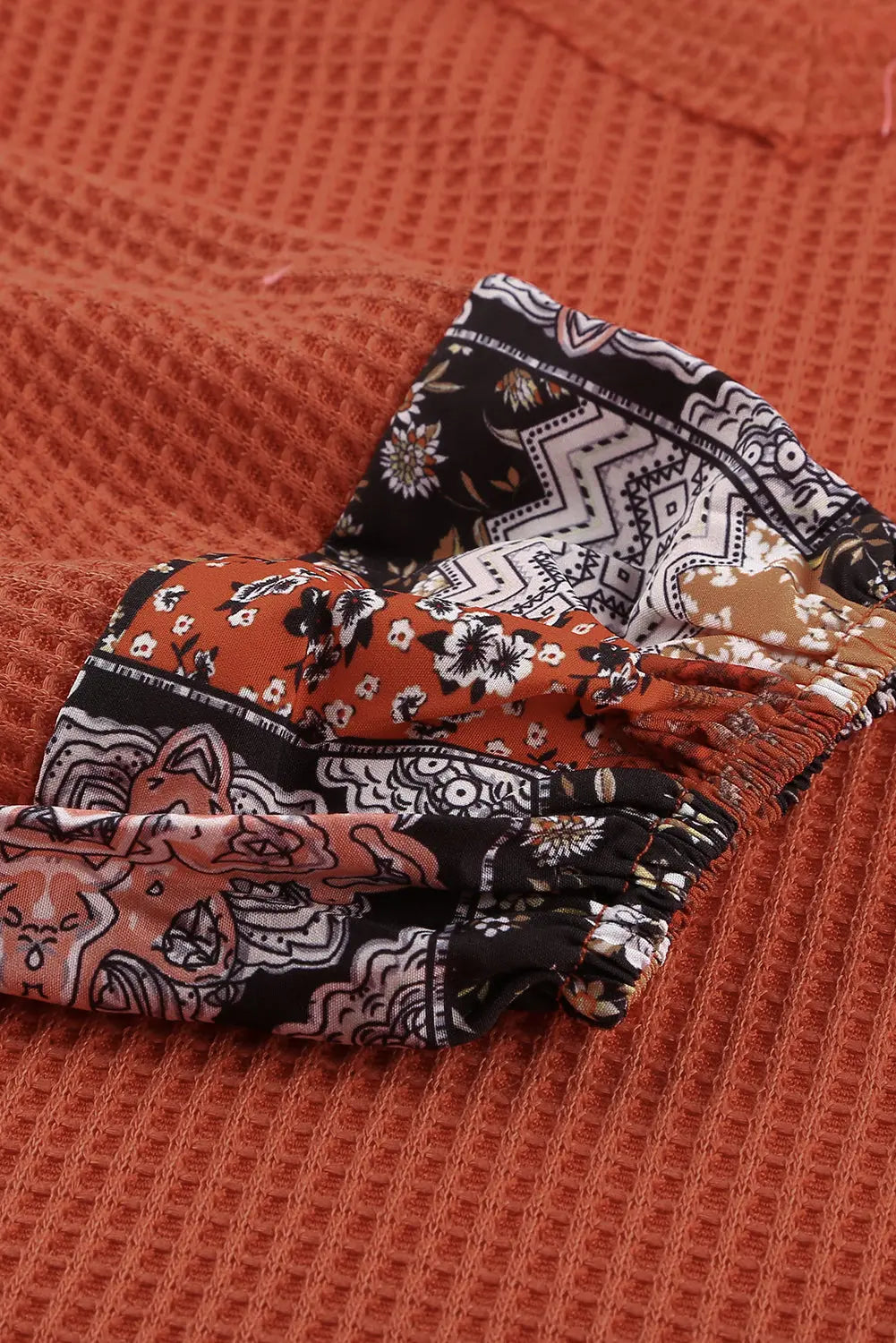 Karina Eyelet thermal Knit Top