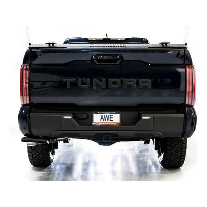 AWE 0FG Exhaust for 3rd Gen Toyota Tundra - Dual Chrome Silver Tips NP Motorsports