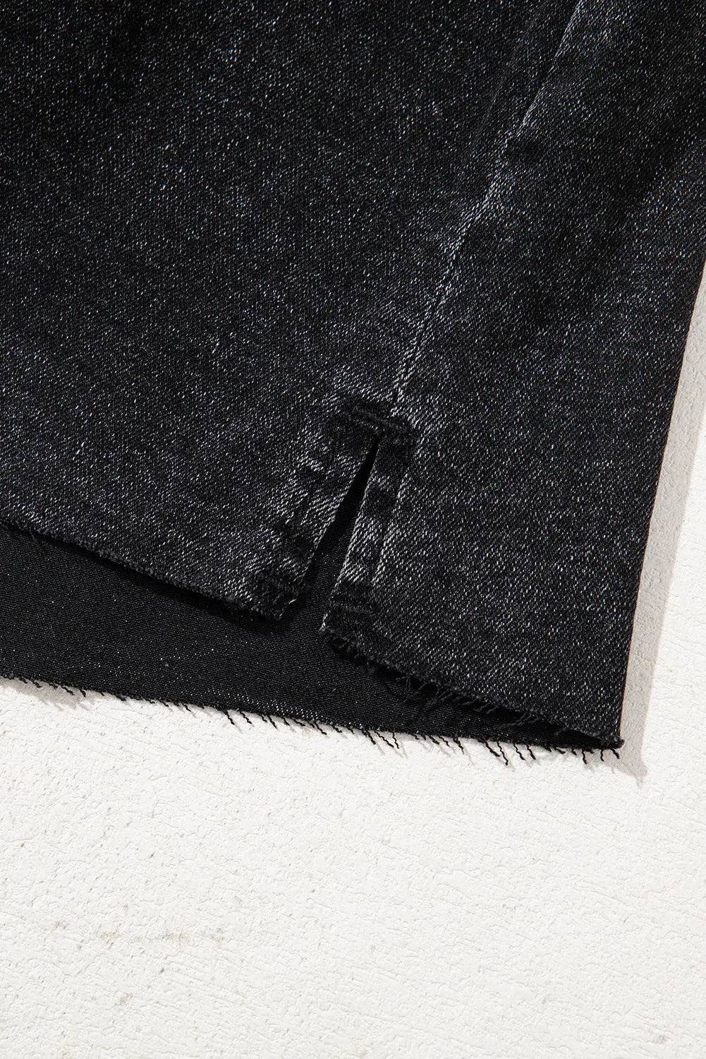 Emilia Raw Hem Mini Skirt