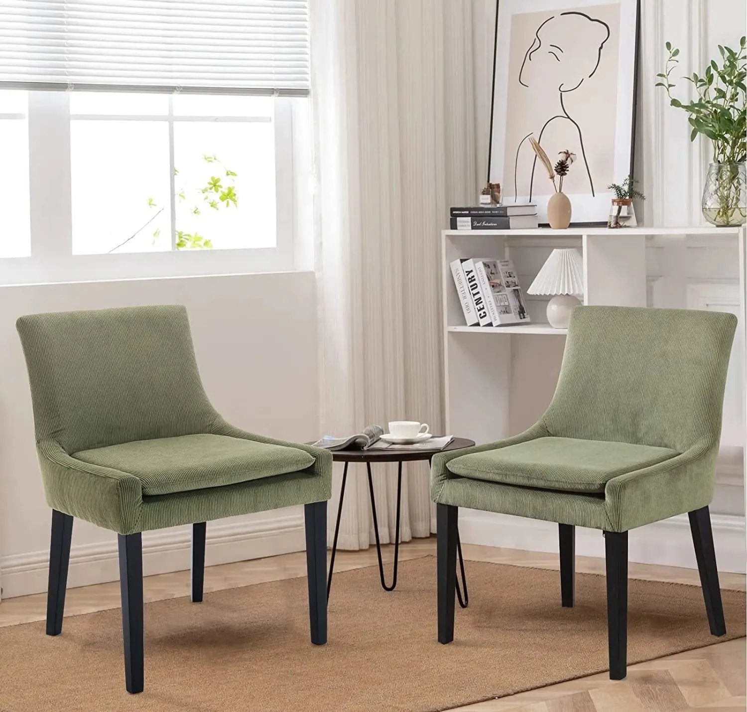 Modern Upholstered Dining Chairs 6-0