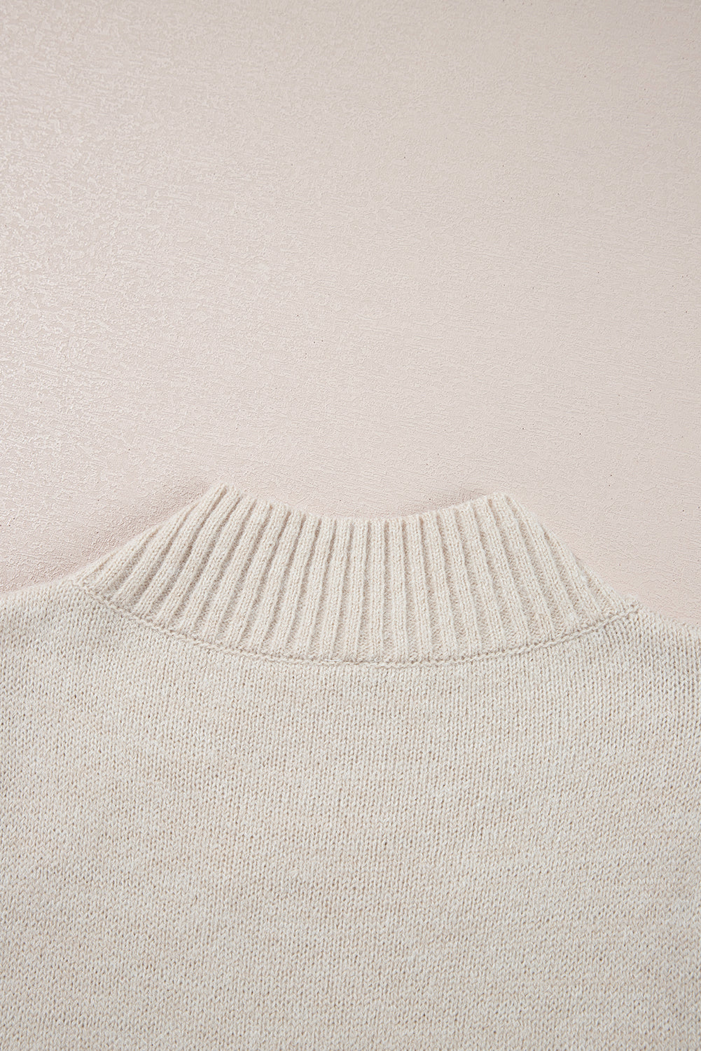 Mila Beaded High Bodycon Sweater