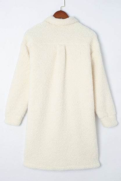Olivia Single Breasted Teddy Coat