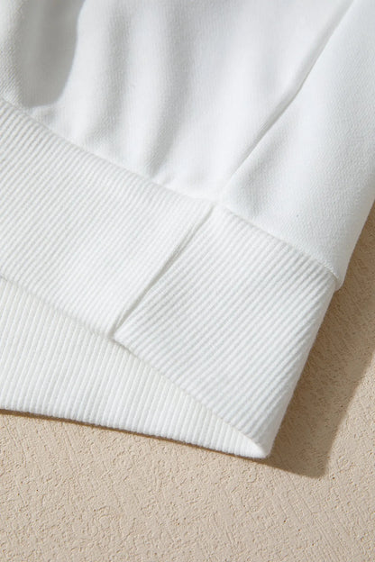 Kaitlyn Patched Drop Shoulder Sweatshirt