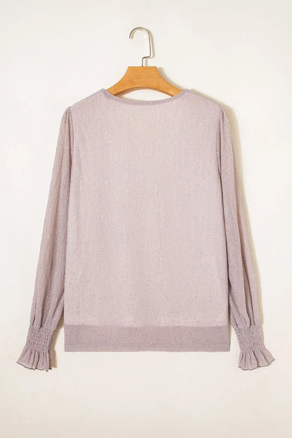 Iriyana Long Sleeve Blouse Long Sleeve Top