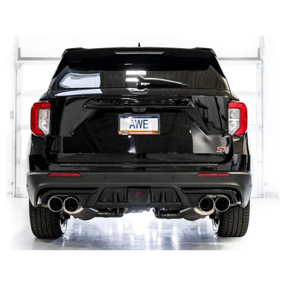 AWE Tuning 2020+ Ford Explorer ST Touring Edition Exhaust w/ Chrome Silver Tips NP Motorsports