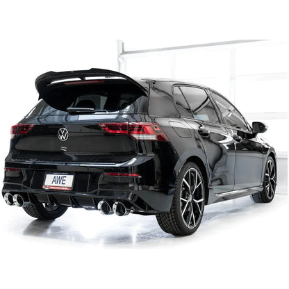 AWE MK8 Volkswagen Golf R Touring Edition Exhaust - Chrome Silver Tips NP Motorsports