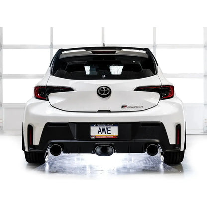 AWE 2023-2025 Toyota GR Corolla Touring Edition Catback Exhaust - Chrome Silver Tips NP Motorsports
