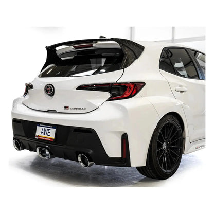 AWE 2023-2025 Toyota GR Corolla Touring Edition Catback Exhaust - Chrome Silver Tips NP Motorsports