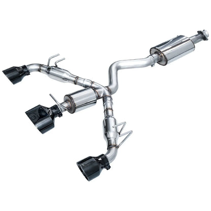 AWE Tuning 2023+ Toyota GR Corolla Touring Edition Exhaust - Diamond Black Tips NP Motorsports