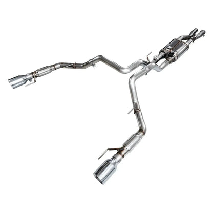 AWE Gen 3 Raptor SwitchPath Exhaust  - Chrome Silver Tips NP Motorsports
