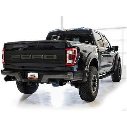 AWE Gen 3 Ford Raptor SwitchPath Exhaust  - Diamond Black Tips NP Motorsports