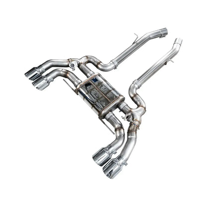 AWE Tuning 20-25 BMW X3 M/M Comp (F97) AWD SwitchPath Axle-back Exhaust - Chrome Silver Tips NP Motorsports