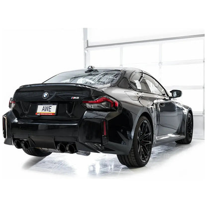 AWE Tuning 23-24 BMW G87 M2 Track Edition Exhaust - Diamond Black Tips NP Motorsports