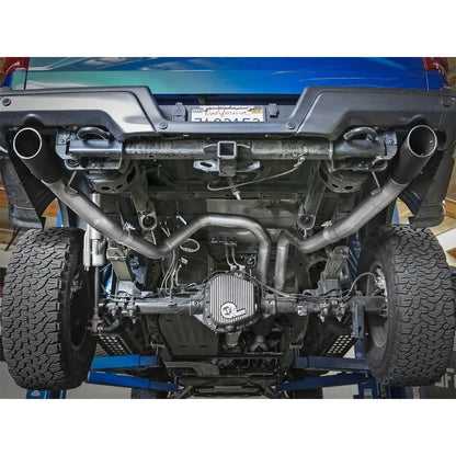 aFe MACH Force-Xp 3in to 3-1/2in 304 SS Cat-Back Exhaust w/Black Tip 17-18 Ford F-150 Raptor V6 3.5L NP Motorsports