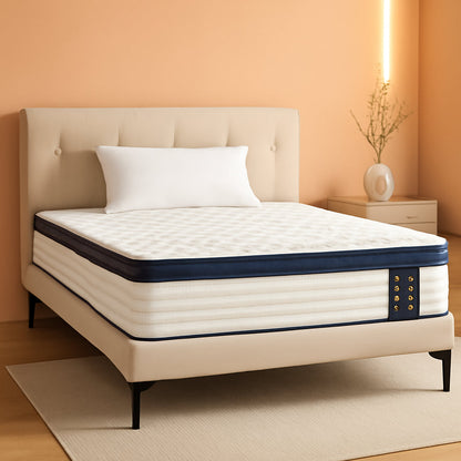 Queen Hybrid Mattress Medium Firm Comfort and Support