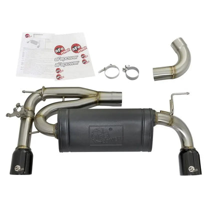 aFe MACHForce XP Exhausts Axle-Back 12-15 BMW 335i 3.0T (SS w/Black Tips) NP Motorsports