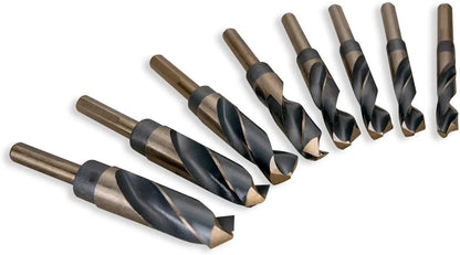 Stark USA 8pc HSS Cobalt Silver & Deming Drill Bits Set Large Size 9/16" Stark USA